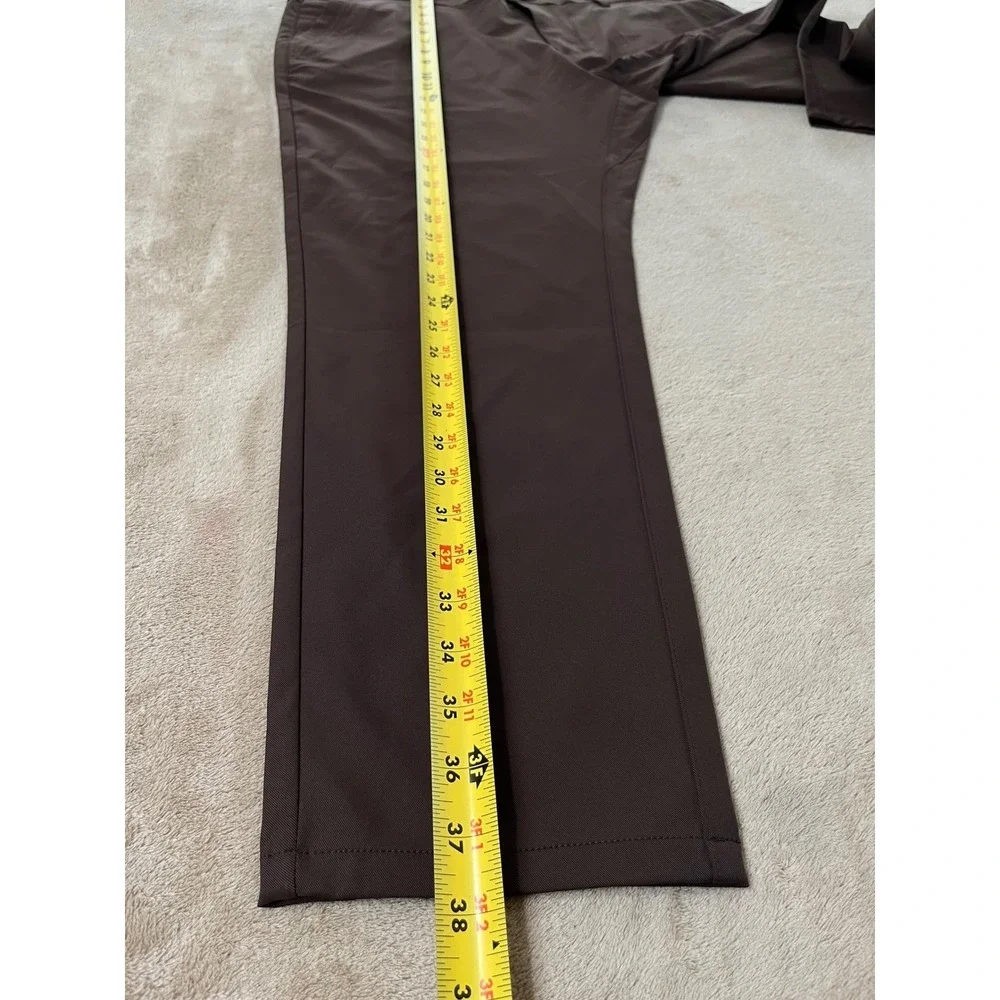 Jack Archer Jetsetter Pants Men's 36x28  Chocolate Brown Slim Fit Tech Chin EUC